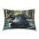 Swimming Woodland Loon Decorative Printed Throw Pillow by Paul Brent
