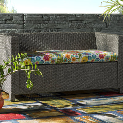 Floral Piped Outdoor Cushion by Winston Porter