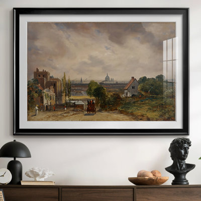 Sir Richard Steele's Cottage, Hampstead-John Constable-Framed Print with Mat and glass-1832