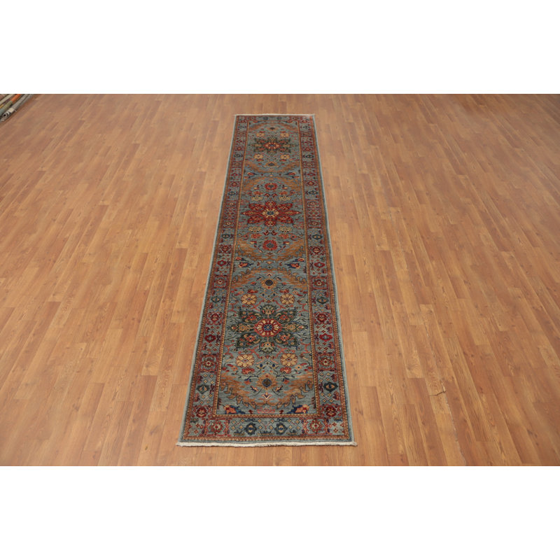 Tapis de couloir d'inspiration rétro 3 x 11 parfait pour les intérieurs classiques