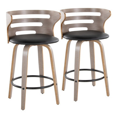 Swivel Upholstered Counter Stool