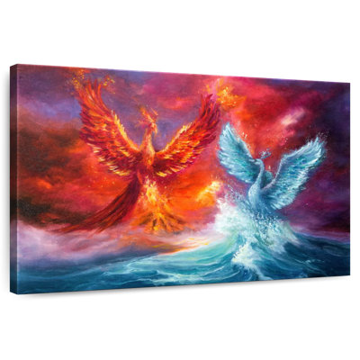 Fire Phoenix And Abyssal Swan