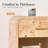 Modern Nightstand With Drawer - Engineered Wood Bedside Table-1069777940