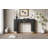 Modern Console Table with Vertical Ribbed Design