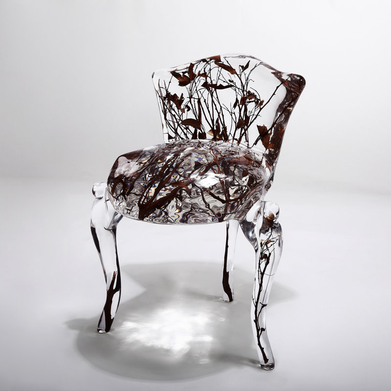 18.5" Wide Crystal Side Chair