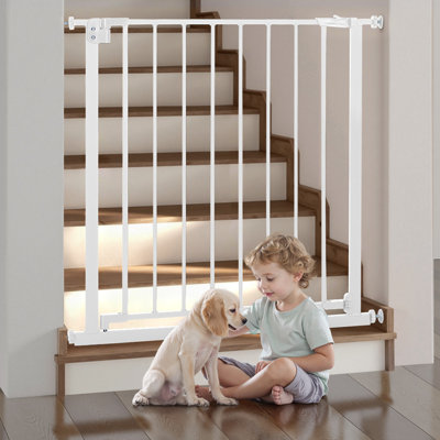 Safety Gate, 29.5''-32.2''Baby Gates For Stairs & Doorways, Pet Dog Gates