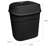Bath Bliss 9.5 Liter Sailor Knot Swing Top Waste Bin in Matte Black -64165880