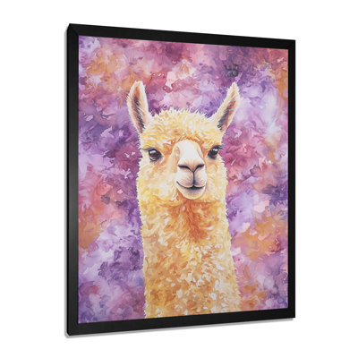 Expressive Whispers Of Alpaca II - Alpaca Wall Art Print