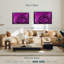 «Droplets On Purple Rose», reproduction sur toile-102860612