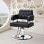 Fauteuil de coiffeur à hauteur réglable pour coiffeur avec pompe hydraulique, Aurora Polar
