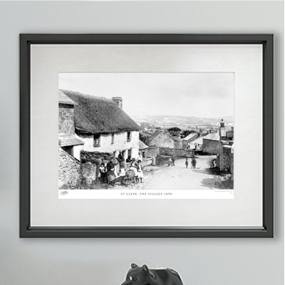 St Cleer, The Village 1890 by Francis Frith - Single Picture Frame Print