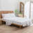 BESTOUCH Sheet Set 100% Washed Cotton Linen Feel Lightweight-115162026-115162037