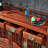 Chinese-style retro light luxury sideboard