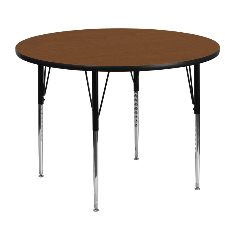 Table d'activité 42 po Goddard, Chêne, H 25,25 po x l 48 po x P 48 po