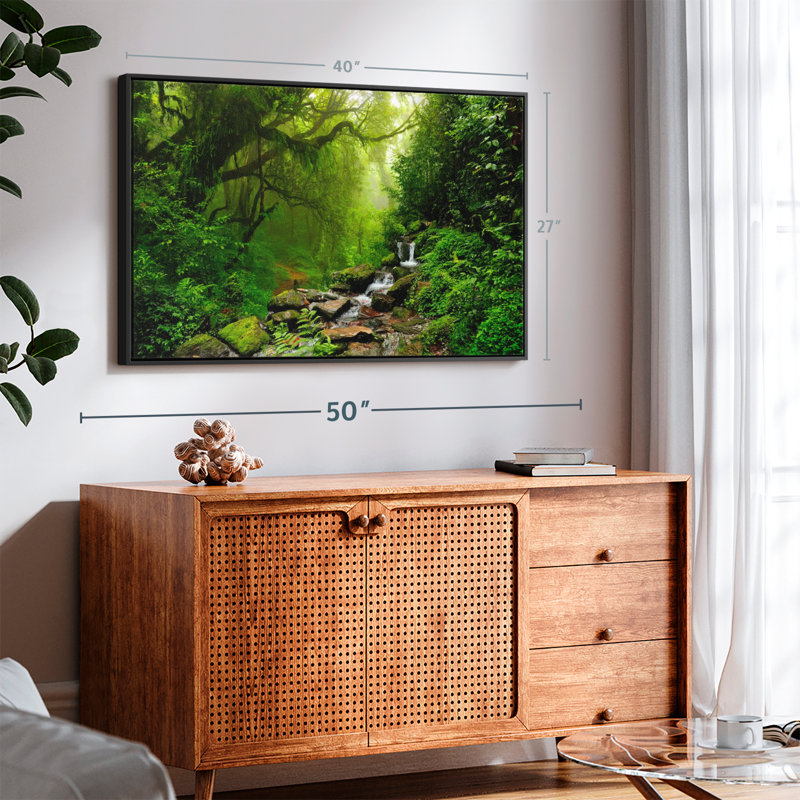 Impression sur toile Forest Stream, H 27 po x l 40 po