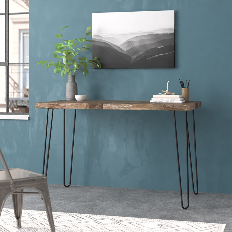 Ali Metal Base Writing Desk, Salvaged Cabin