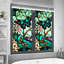 Butterfly Stained Glass Window Film Uv Blocking Non-adhesive Window Film Window Decals Static Clings-192511175