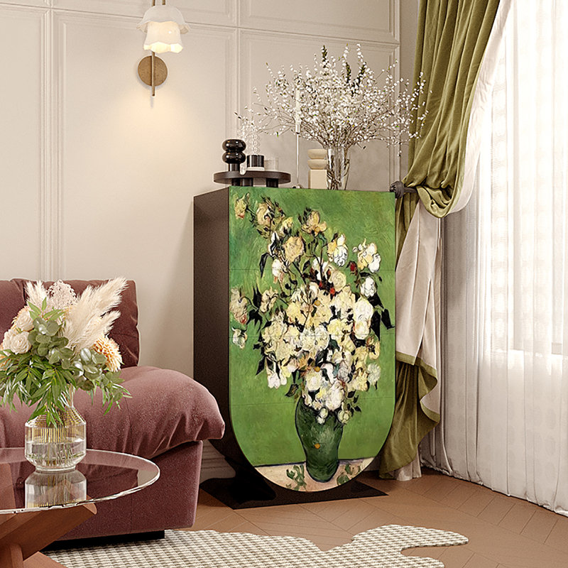 Armoire de rangement rétro haut de gamme