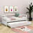 Twin Wooden Daybed with Twin Size Trundle-1877143015