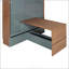Lit escamotable double avec bureau pliable-1918888794