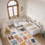 Lit de jour simple pour 2, structure de lit simple en L avec rangement 3 tiroirs-1220472964