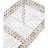 Lulu Leather Woven Backless Bench