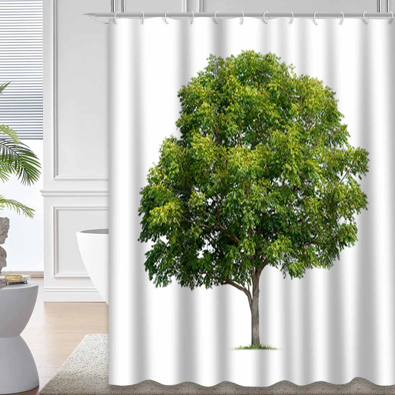 Rideau de douche Green Big Tree, L 72 po x l 72 po