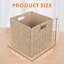 Paniers de rangement 12 "pliables en osier-1107368310
