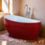 Baignoire rouge moderne en acrylique simple