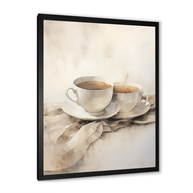 Bridesdale Food Coffee Tea V, H 40 po x l 30 po x P 1,5 po, Cadre photo noir