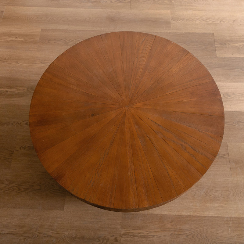 Bucket Shaped Coffee Table, Brown