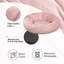 Lit de luxe pour chien, beignet rond, antidérapant et lavable à la machine-1588737829-1588737850-1588737851