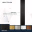 Modern Scalloped Corner Rectangle Bathroom Vanity Mirror | Stainless Steel Frame-864994806-853119138