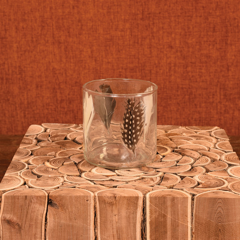 Petit porte-votive en verre mosaïque