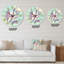 Boho Chic Vintage Feathers - horloge murale moderne-59914796