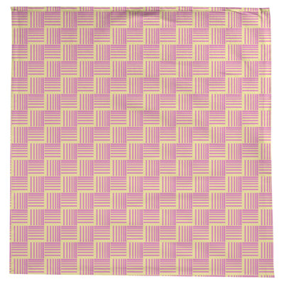 Classic Basketweave Stripes Tablecloth