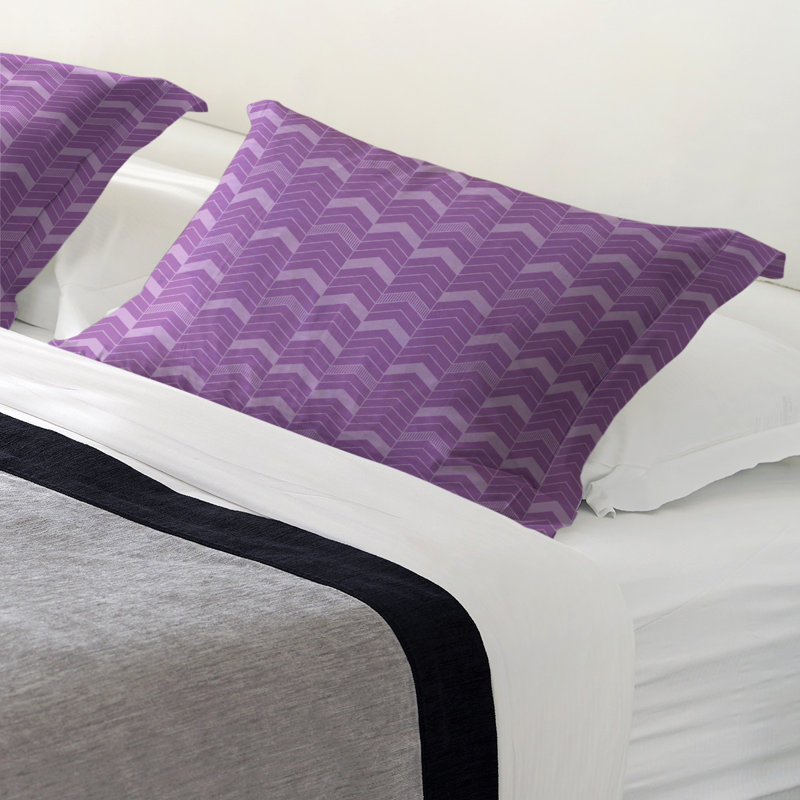 Taie décorative Rhonda, Très grand, Microfibre, Violet