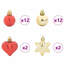 vidaXL Christmas Bauble Plastic-1283166222