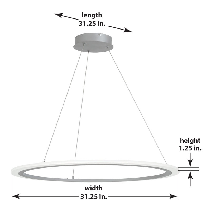 Paynter Dimmable LED Wagon Wheel Chandelier