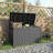 55.56"w 180 Gallon Water Resistant Resin Lockable Deck Box(Black)-126754862-98429596