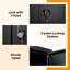 Armoire de rangement simple en acier (H 35,43 po x l 31,5 po x P 15,75 po)-1995958346