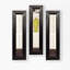 Ensemble de miroirs rustiques 2 pièces N Miami-28732694