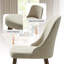 Chaise d'appoint rembourrée Kanalu-465752201