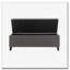 Banc de rangement en lin capitonné-715708958