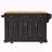 54Inch Large Kitchen Island With Rubber Wood Drop Leaf, Embossed Texture Rolling Kitchen Cart On 4 Wheels With 4 Doors And 3 Drawers, Kitchen Island With Storage For Kitchen, Dining Room-1923272050