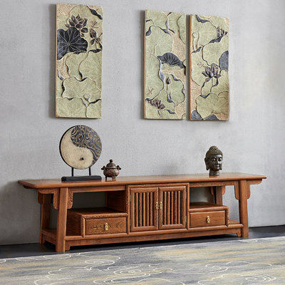 Chinese Style Wenge Wood TV Stand