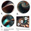Fractal Wave en turquoise et or II - reproduction sur toile-87369096-87369101