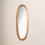 Lamelle Oval Metal Wall Mirror