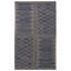 Rug & Kilim’S Scandinavian Style Geometric Blue And Gray Wool Kilim Rug-674629866