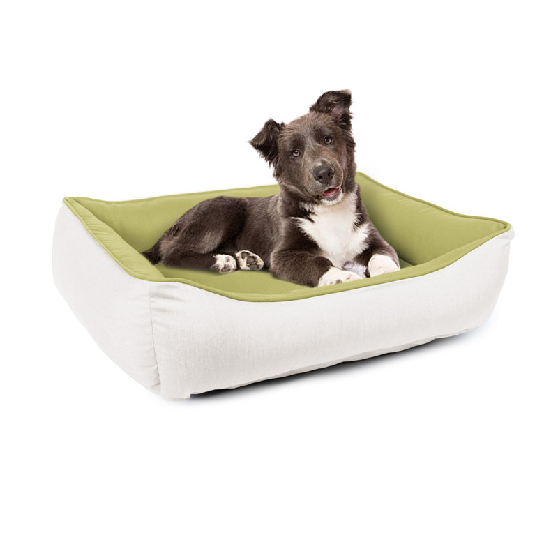 Lit pour animaux Sunbrella, H 12 po x l 30 po x P 40 po, Vert